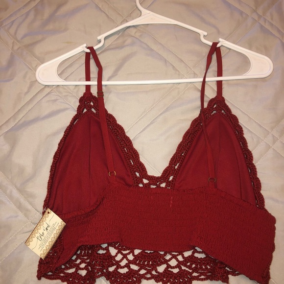 Cropped Boho Soul crocheted top - Picture 2 of 2